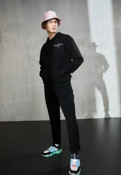 MOSCHINO TROUSERS - Tracksuit Bottoms - Black