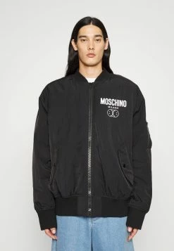 MOSCHINO Bomber Jacket - Fantasy Black -MOSCHINO SHOP af779fade85346738c0cffea5a8fbda3