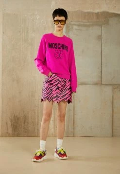MOSCHINO DOUBLE SMILE - Sweatshirt - Fantasy Violet