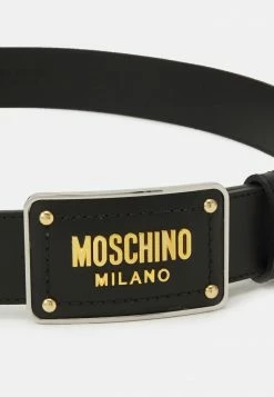 MOSCHINO BELT UNISEX - Belt - Black -MOSCHINO SHOP afeeaaa81bf241108953a94aad27e5ae