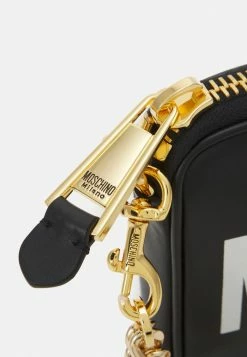 MOSCHINO LETTER CHAIN CROSSBODY - Across Body Bag - Black -MOSCHINO SHOP b00f8eead87a43309e3801f45fc70a10
