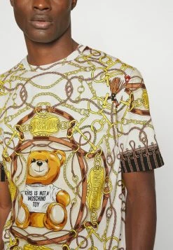MOSCHINO Print T-shirt - Ivory -MOSCHINO SHOP b19d726229164870a71fdbaf805526f5