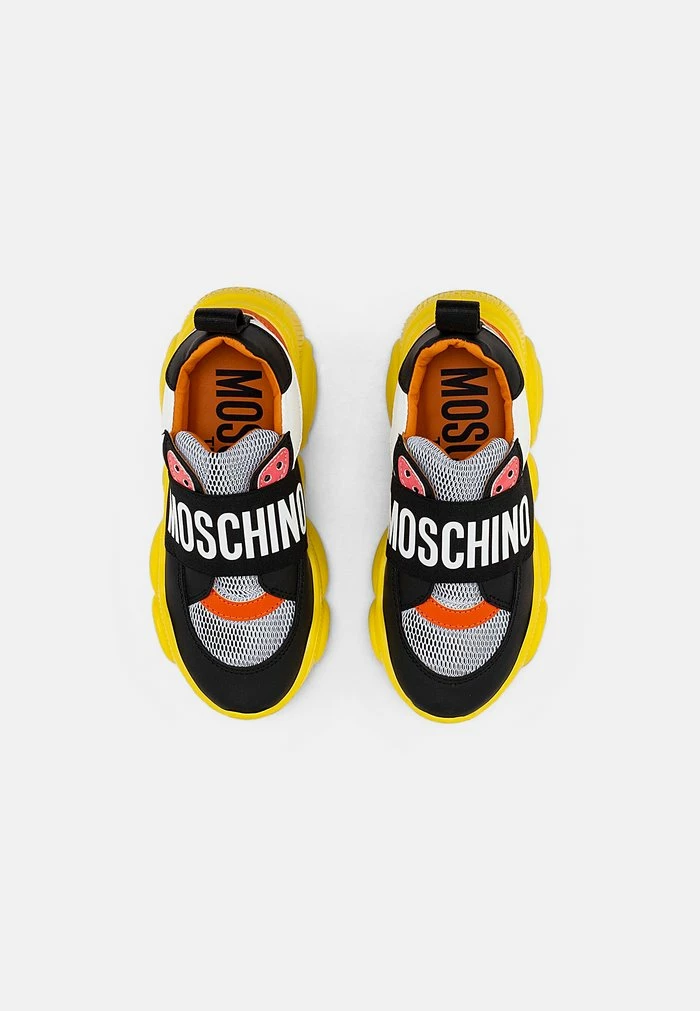 MOSCHINO UNISEX - Trainers - White/black/orange/white 4 MOSCHINO UNISEX - Trainers - White/black/orange/white - Image 4