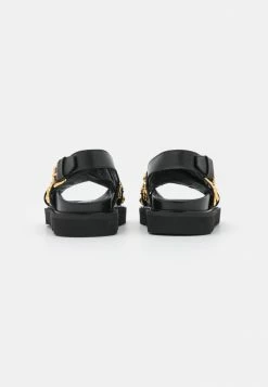 MOSCHINO Platform Sandals - Nero -MOSCHINO SHOP b3012deedcbc4b8da2031ccf74eb1e83