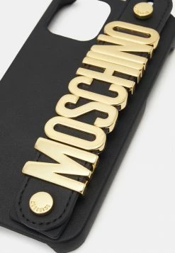MOSCHINO I PHONE 12/12 PRO UNISEX - Phone Case - Fantasy Black -MOSCHINO SHOP b444ac11245e4617a7d3661d31b4496c