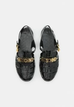 MOSCHINO Pool Slides - Nero 9 MOSCHINO Pool Slides - Nero -MOSCHINO SHOP b493e0371b1f47ccaf22ccb1031eb37b