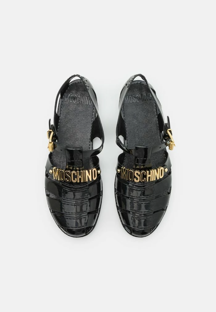 MOSCHINO Pool Slides - Nero 4 MOSCHINO Pool Slides - Nero - Image 4