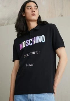 MOSCHINO UPPER BODY GARMENT - Polo Shirt - Fantasy Black -MOSCHINO SHOP b550f04f5cf245ec9e9581ac4fcb99e8