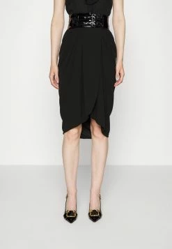 MOSCHINO BUCKLE - Pencil Skirt - Black -MOSCHINO SHOP b5518e8e83fe41c8895fe4b9466aeb26