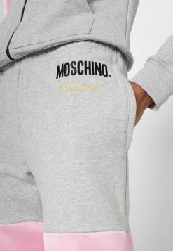 MOSCHINO TROUSERS - Tracksuit Bottoms - Grey -MOSCHINO SHOP b5552c89f346425d943f37f9e185d4e2