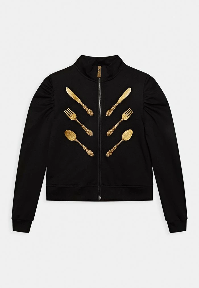 MOSCHINO ZIPPED - Zip-up Sweatshirt - Black 1 MOSCHINO ZIPPED - Zip-up Sweatshirt - Black