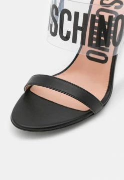 MOSCHINO Heeled Mules - Nero -MOSCHINO SHOP b6d0ea3c976c4b19aee273fc5dc58932