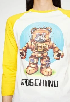 MOSCHINO UPPER BODY GARMENT - Long Sleeved Top - Fantasy White -MOSCHINO SHOP b6db6e630787466bba7924d70a2d4804