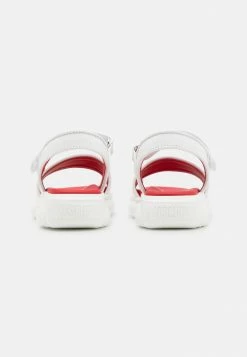 MOSCHINO UNISEX - Sandals - White/multicolor -MOSCHINO SHOP b6e87fa47e3e43c1ad6f934a856d3020