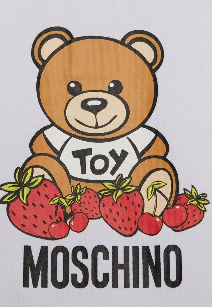 MOSCHINO ADDITION - Print T-shirt - Optical White 3 MOSCHINO ADDITION - Print T-shirt - Optical White - Image 3