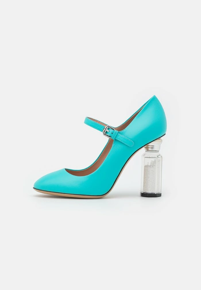 MOSCHINO Classic Heels - Turquoise 2 MOSCHINO Classic Heels - Turquoise - Image 2