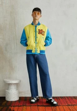 MOSCHINO LONG JACKET - Bomber Jacket - Yellow