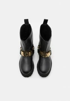 MOSCHINO Classic Ankle Boots - Nero -MOSCHINO SHOP b85fe24b8e1d47be9f16cedb9e745e26