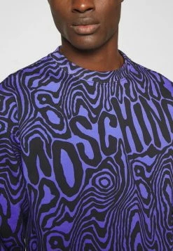 MOSCHINO Sweatshirt - Black/blue -MOSCHINO SHOP b86f27ec35bf40799c14ce35c59fafc8