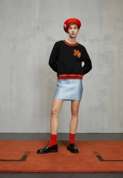 MOSCHINO VARSITY GROUP - Sweatshirt - Black