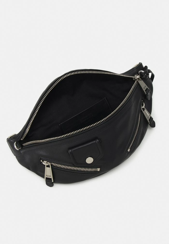 MOSCHINO BIKER BAG UNISEX - Bum Bag - Black 3 MOSCHINO BIKER BAG UNISEX - Bum Bag - Black - Image 3