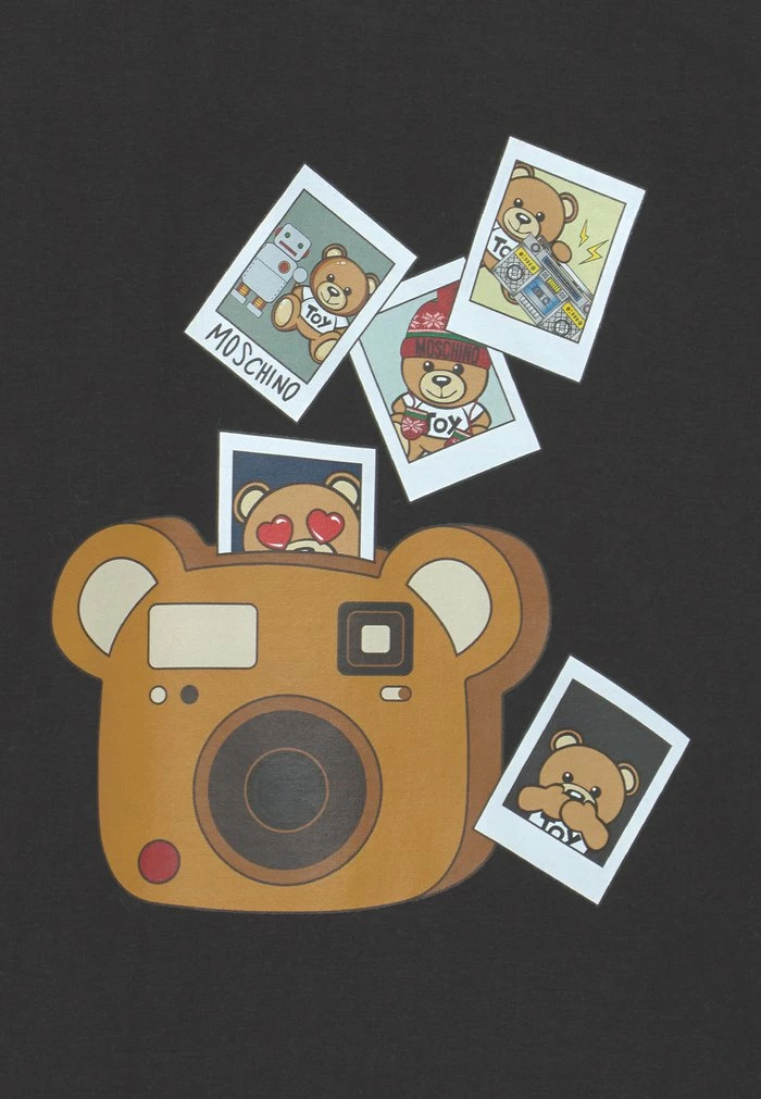 MOSCHINO ADDITION UNISEX - Long Sleeved Top - Black 3 MOSCHINO ADDITION UNISEX - Long Sleeved Top - Black - Image 3