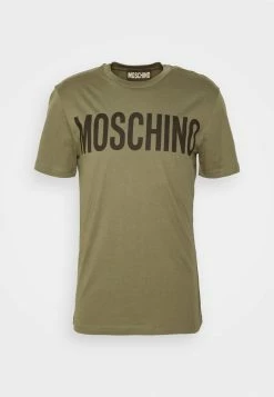 MOSCHINO Print T-shirt - Green -MOSCHINO SHOP ba01ce11ab9441a7a3035b29411d7003