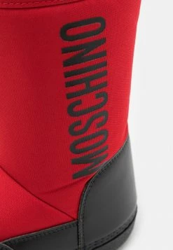 MOSCHINO MAXI LOGO PRINT UNISEX - Winter Boots - Red/black -MOSCHINO SHOP bb2d330f37bc4fc38ced82019d4426e2