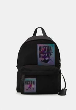 MOSCHINO BACK PACK UNISEX - Rucksack - Black -MOSCHINO SHOP bb4df118efac4b0497bc561cfeec70c1