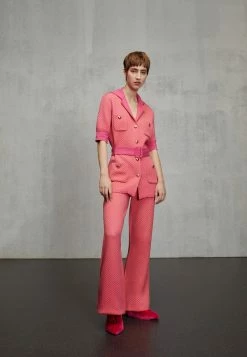 MOSCHINO TEDDY BUTTONS - Cardigan - Fucsia