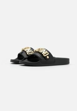MOSCHINO Mules - Nero -MOSCHINO SHOP bbeb531bb49941e89f46f54b47b5fe40