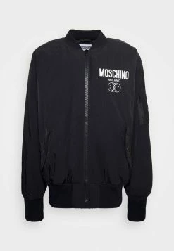 MOSCHINO Bomber Jacket - Fantasy Black -MOSCHINO SHOP be18c63c7e5a4a38b8568ba3940b7ddb