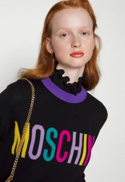 MOSCHINO COLOR BLOCK - Jumper Dress - Black 13 MOSCHINO COLOR BLOCK - Jumper Dress - Black -MOSCHINO SHOP bf791049dd7f477ca7ae0c3b0e00982b
