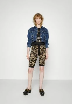 MOSCHINO BONDAGE LACING - Denim Jacket - Blue -MOSCHINO SHOP bf883802d9044a2d80c194d57341b158