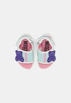 MOSCHINO Sandals - Sky Blue/white -MOSCHINO SHOP c0898076d0ca4bce82cfe71112dc9611