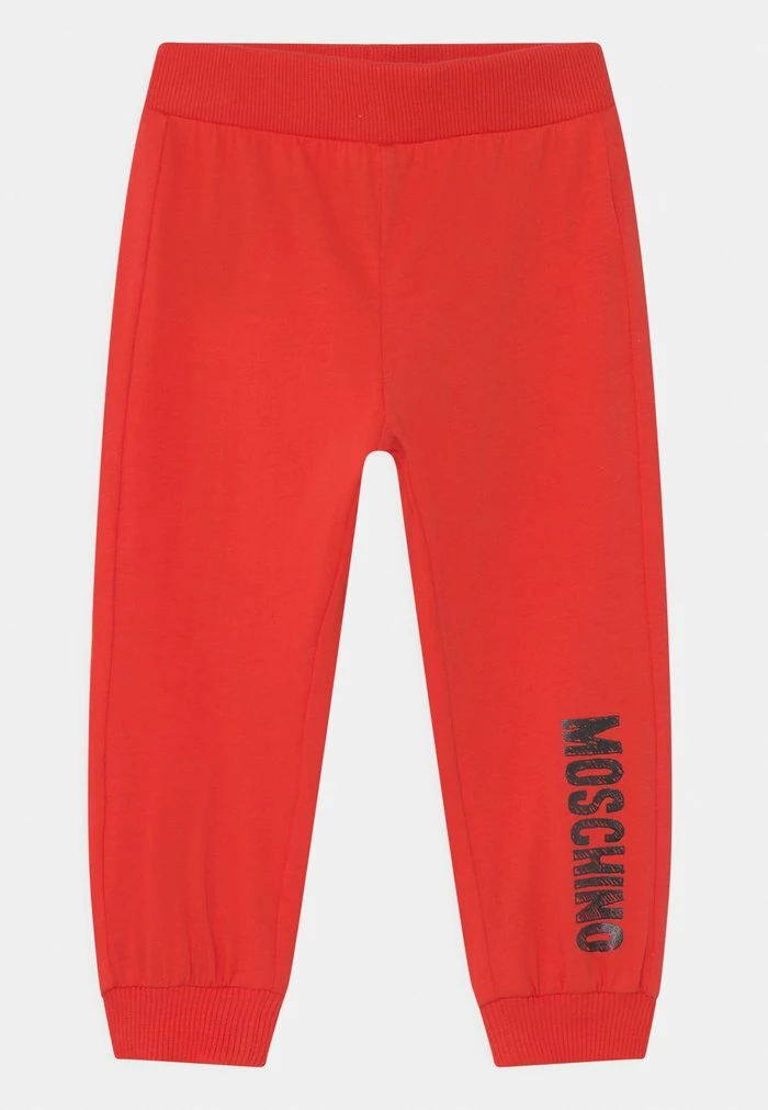 MOSCHINO XMAS TROUSERS UNISEX GIFT BOX - Trousers - Cloud/poppy Red 3 MOSCHINO XMAS TROUSERS UNISEX GIFT BOX - Trousers - Cloud/poppy Red - Image 3