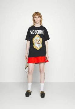 MOSCHINO Print T-shirt - Black -MOSCHINO SHOP c10ca702c6274278b81aea164ef0ce93