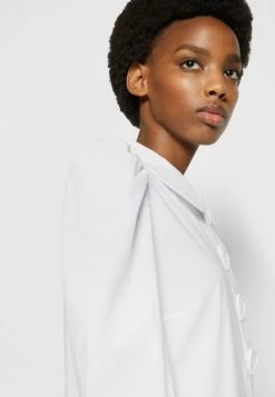 MOSCHINO HEART BUTTONS - Shirt Dress - White -MOSCHINO SHOP c171df1aca3b4459a9d0d437ff77fcc4