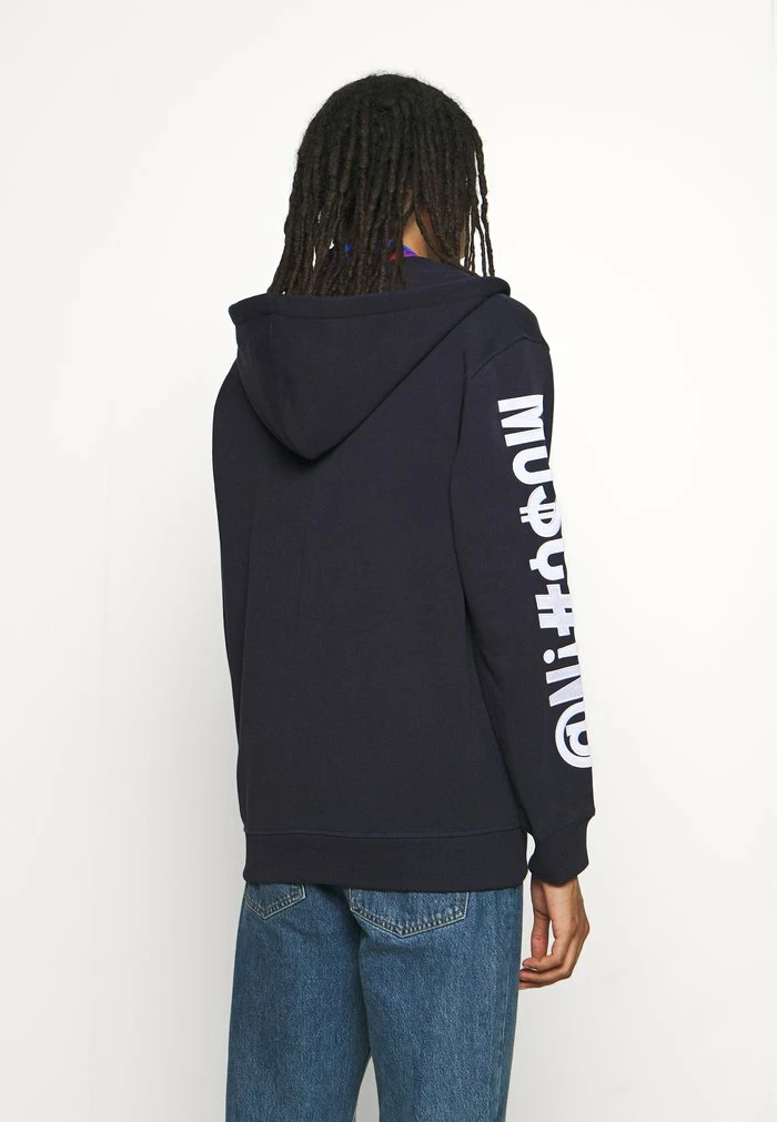 MOSCHINO Zip-up Sweatshirt - Blue 4 MOSCHINO Zip-up Sweatshirt - Blue - Image 4