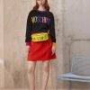 MOSCHINO COLOR BLOCK - Jumper - Black