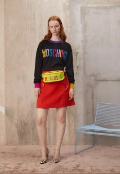 MOSCHINO COLOR BLOCK - Jumper - Black