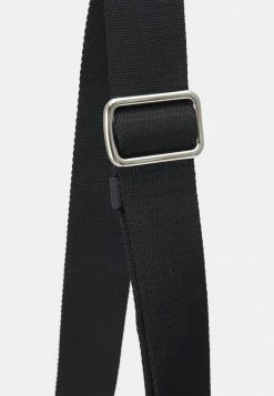 MOSCHINO LOGO UNISEX - Across Body Bag - Black -MOSCHINO SHOP c22fd42e6f0d4171ab4b748951096fba