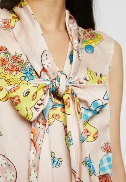 MOSCHINO CALICO ANIMALS - Blouse - Pink -MOSCHINO SHOP c24c1c79ea1a4c2ea69e09ff1f55513e