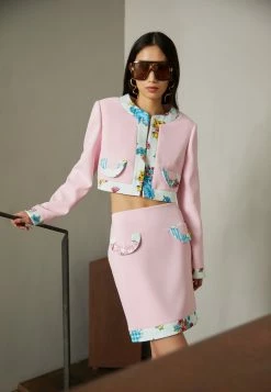 MOSCHINO CALICO ANIMALS - Blazer - Pink