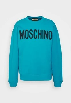MOSCHINO Sweatshirt - Turquoise -MOSCHINO SHOP c2c8c936b8864dd4ba1e9380f79bb8c0