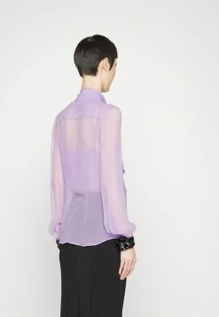 MOSCHINO BONDAGE BUCKLE - Button-down Blouse - Fantasy Violet 12 MOSCHINO BONDAGE BUCKLE - Button-down Blouse - Fantasy Violet -MOSCHINO SHOP c312b60fa53e495ea5383d9cb1e6c0af