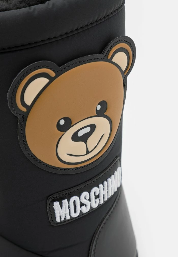 MOSCHINO TEDDY BEAR PATCH UNISEX - Winter Boots - Black 6 MOSCHINO TEDDY BEAR PATCH UNISEX - Winter Boots - Black - Image 6