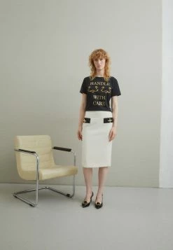 MOSCHINO SKIRT - Pencil Skirt - Fantasy Ivory