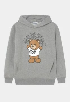 MOSCHINO HOODED ADDITION UNISEX - Sweatshirt - Melange Grey