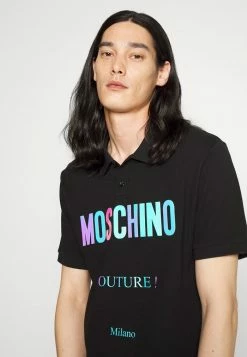 MOSCHINO UPPER BODY GARMENT - Polo Shirt - Fantasy Black -MOSCHINO SHOP c602142531864f778d6eedea49e016e2